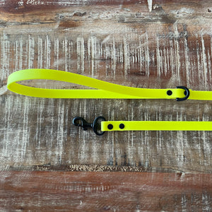 Waterproof Leash (Lightweight) : Neon Yellow + Black